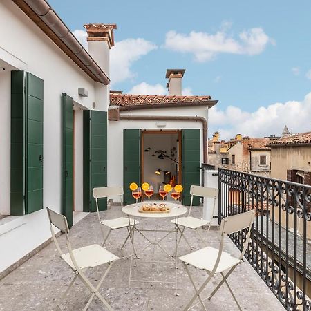 La Bricola Terrace Apartment Benátky Exteriér fotografie